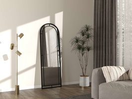 Hanah Home Luna - Espejo Cheval Negro